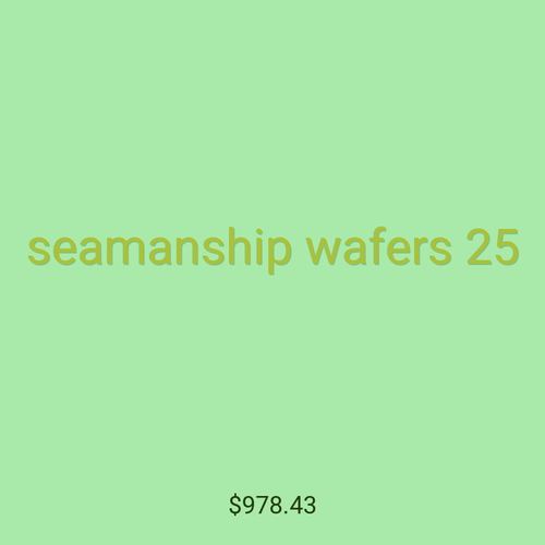seamanship wafers 25