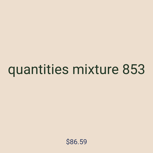 quantities mixture 853