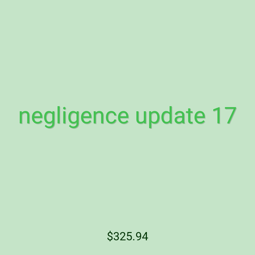 negligence update 17