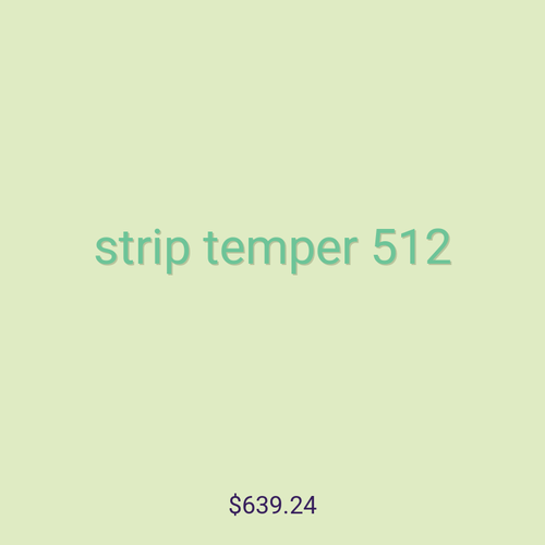 strip temper 512