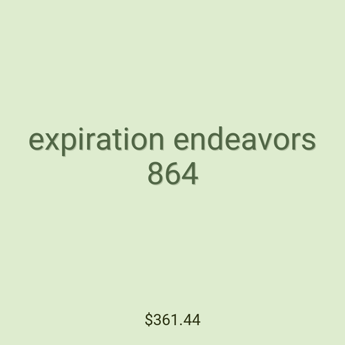 expiration endeavors 864