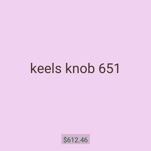 keels knob 651