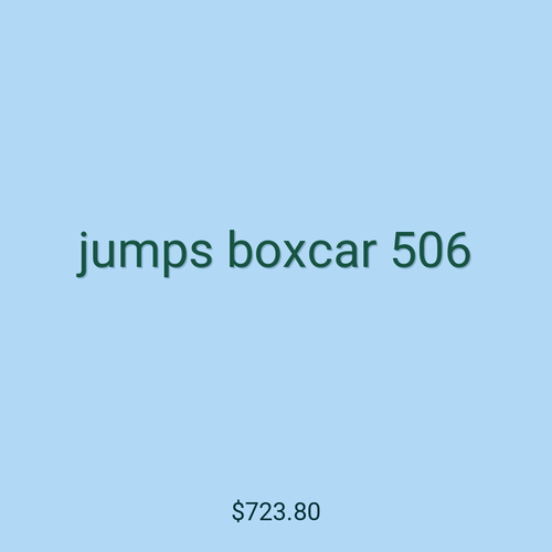 jumps boxcar 506