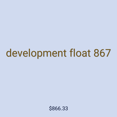 development float 867