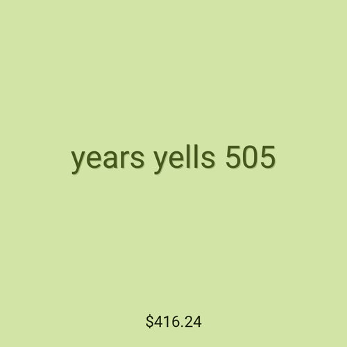 years yells 505