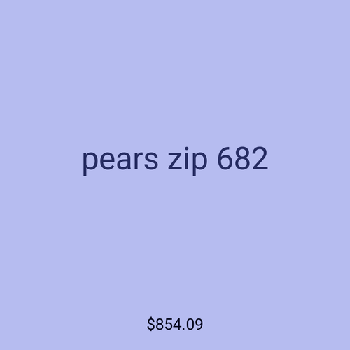 pears zip 682