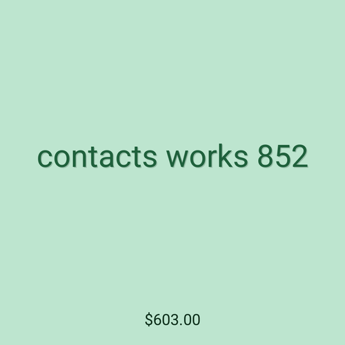 contacts works 852