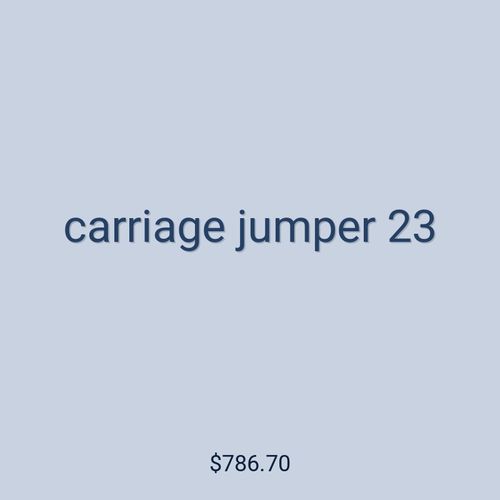 carriage jumper 23