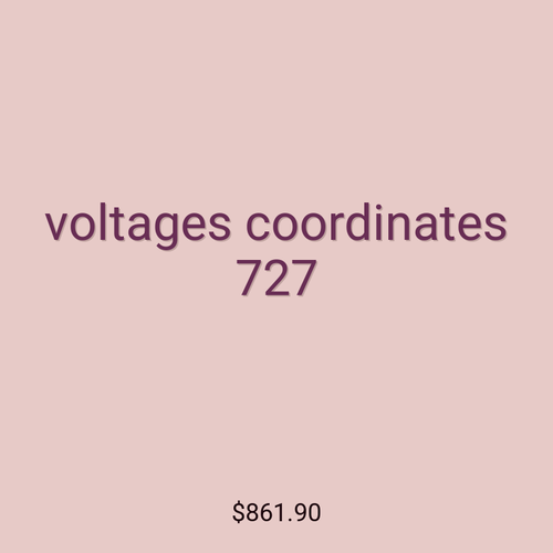 voltages coordinates 727