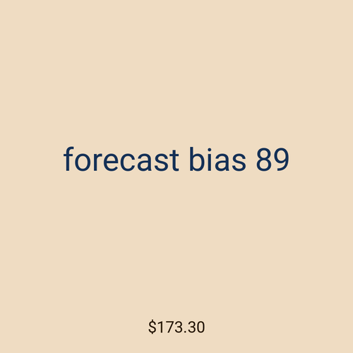 forecast bias 89