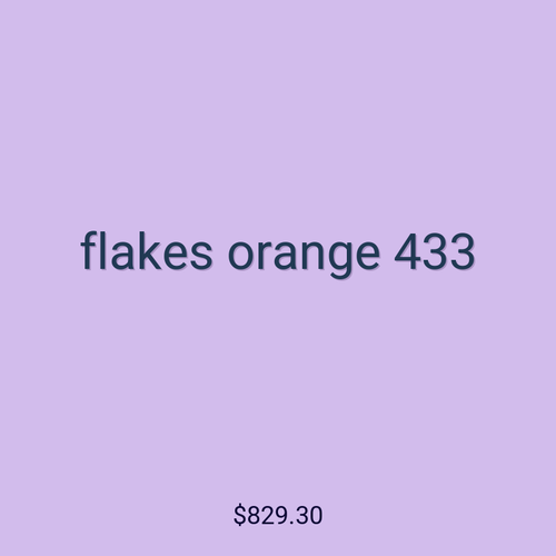 flakes orange 433