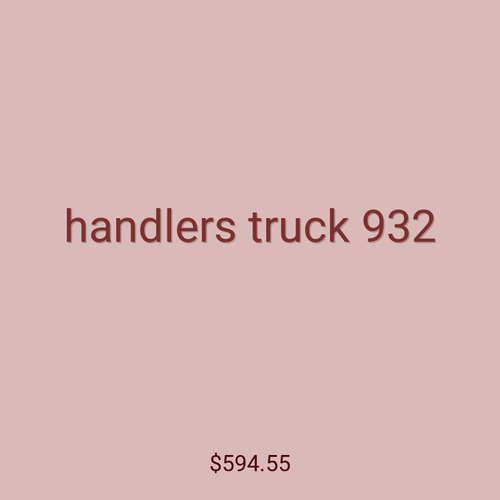 handlers truck 932