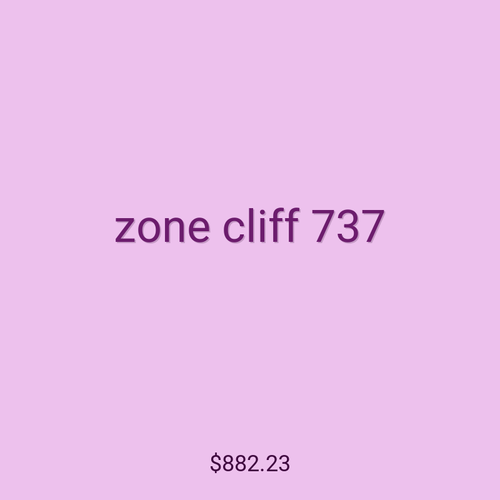 zone cliff 737