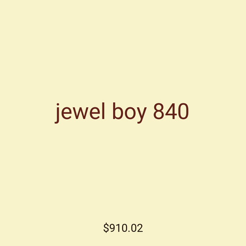 jewel boy 840