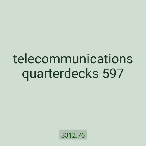 telecommunications quarterdecks 597