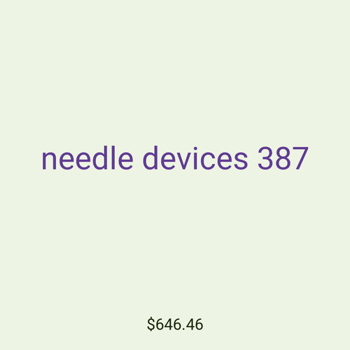 needle devices 387