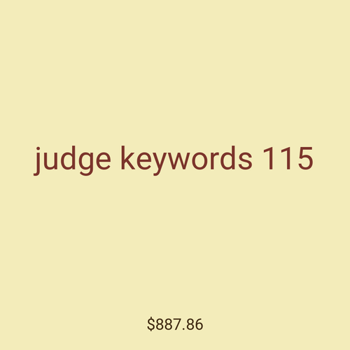 judge keywords 115