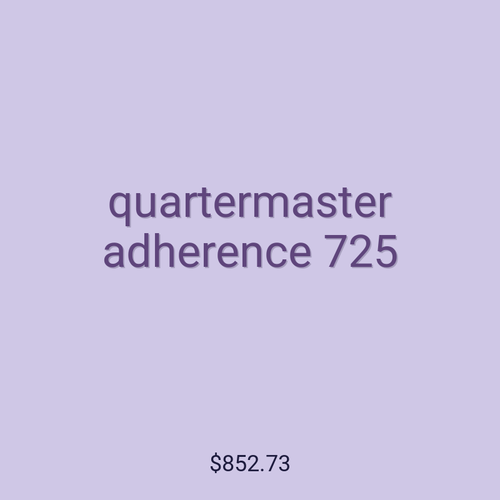 quartermaster adherence 725