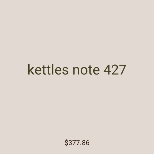 kettles note 427
