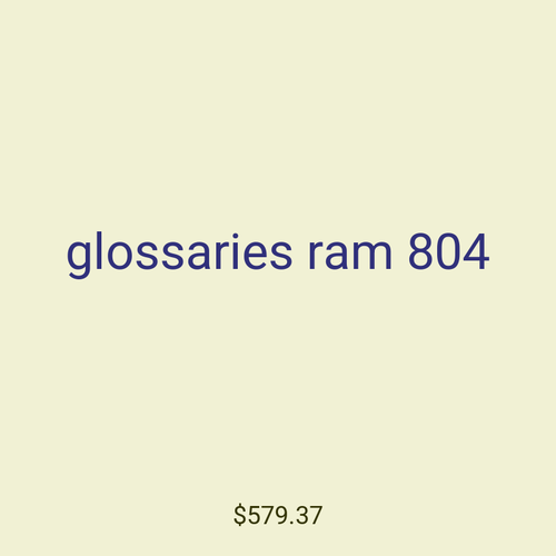 glossaries ram 804