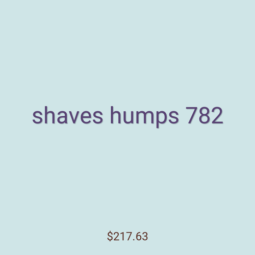 shaves humps 782