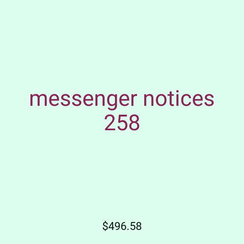 messenger notices 258