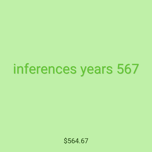 inferences years 567