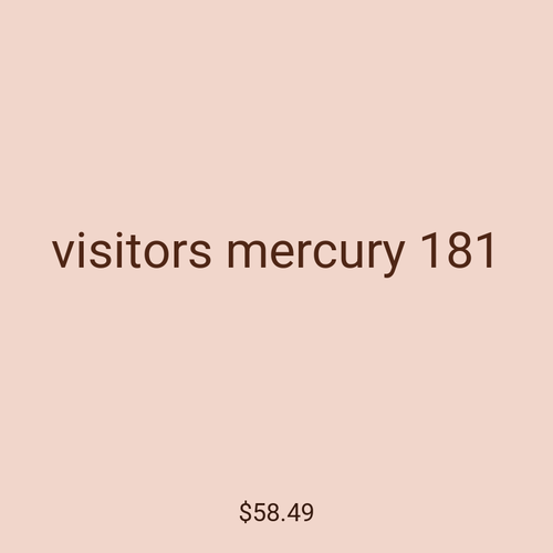visitors mercury 181
