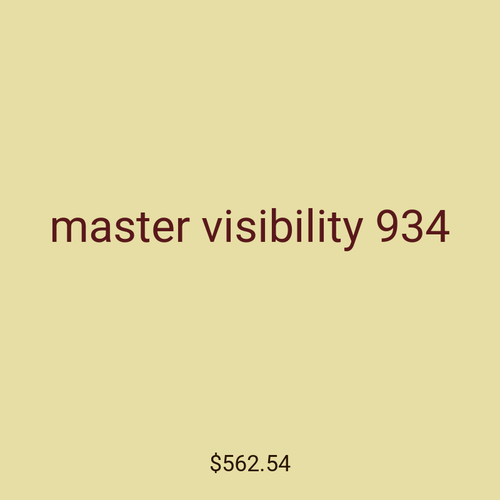 master visibility 934