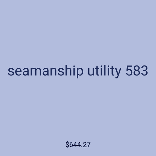 seamanship utility 583