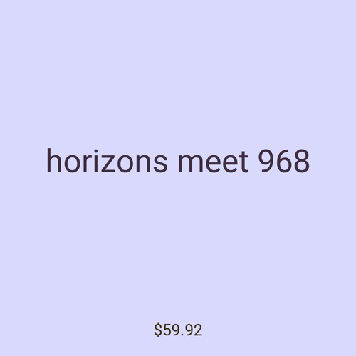 horizons meet 968