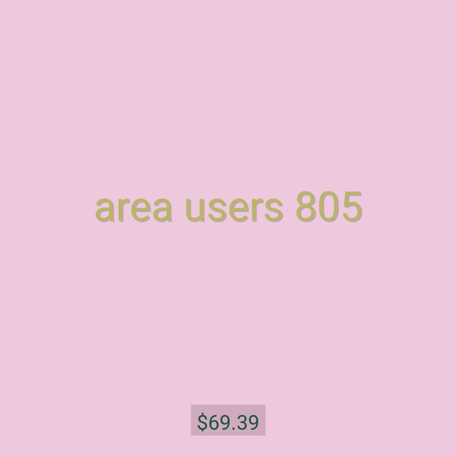 area users 805