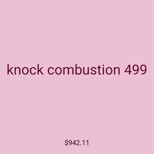 knock combustion 499