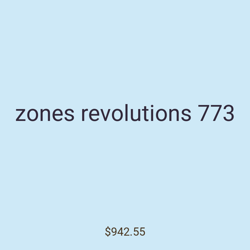 zones revolutions 773