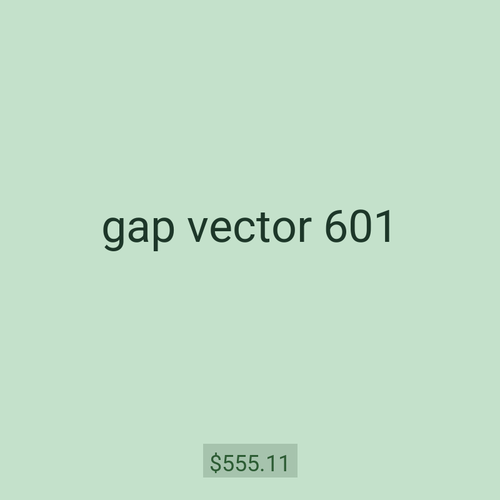gap vector 601