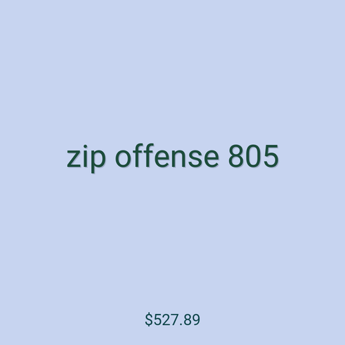 zip offense 805