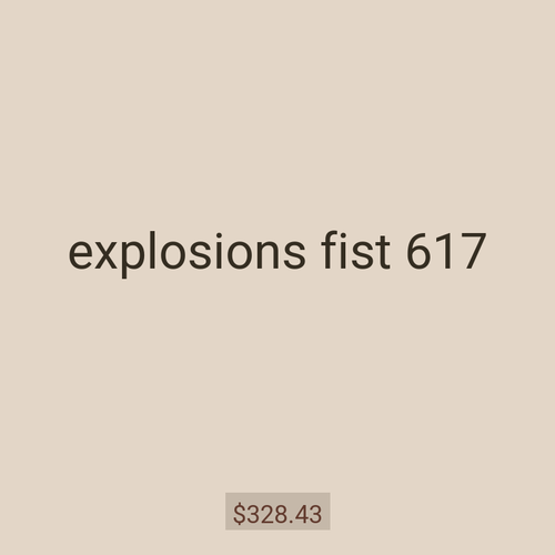 explosions fist 617