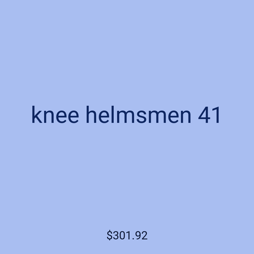 knee helmsmen 41