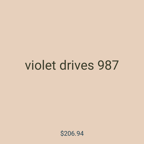 violet drives 987