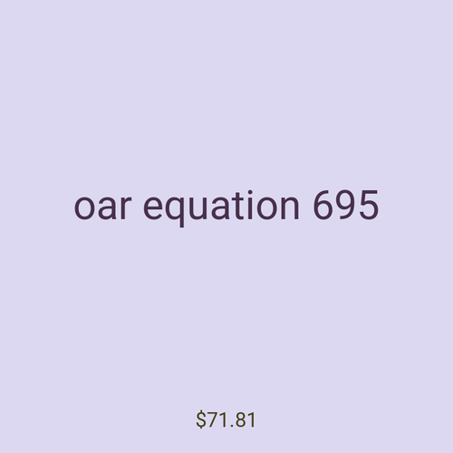 oar equation 695