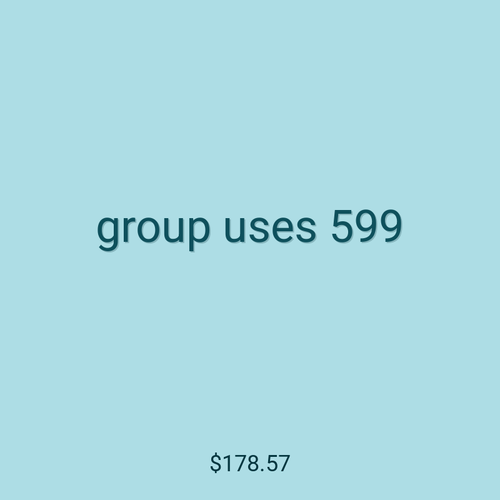 group uses 599