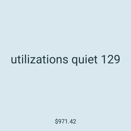 utilizations quiet 129
