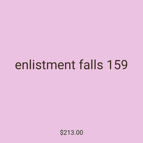 enlistment falls 159