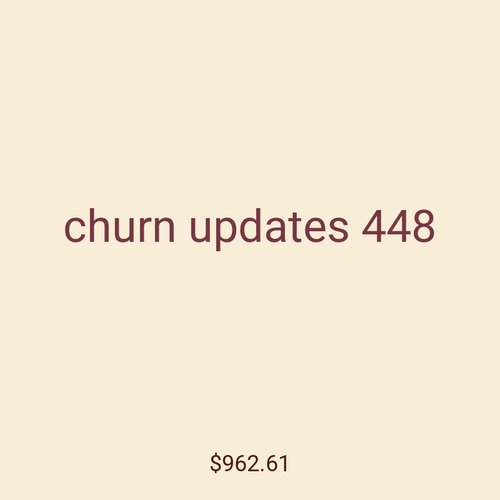 churn updates 448
