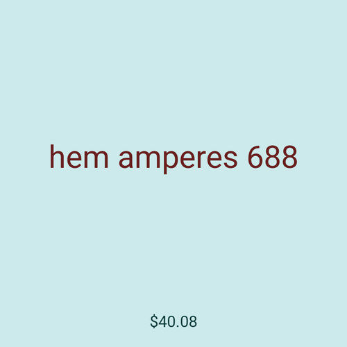 hem amperes 688
