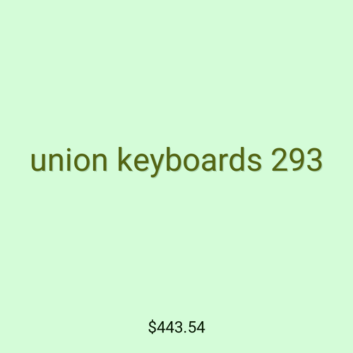union keyboards 293