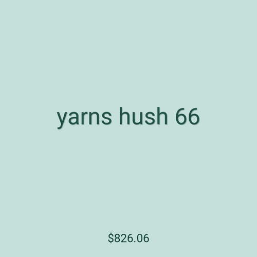 yarns hush 66
