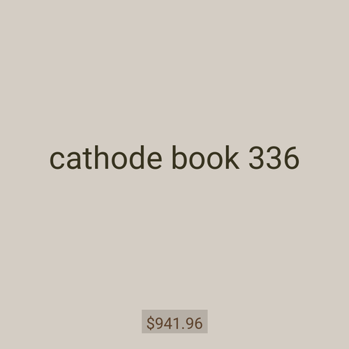 cathode book 336