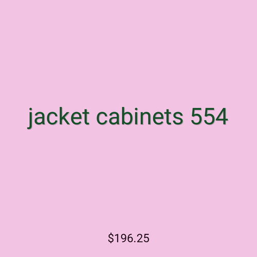 jacket cabinets 554