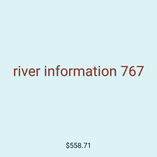 river information 767